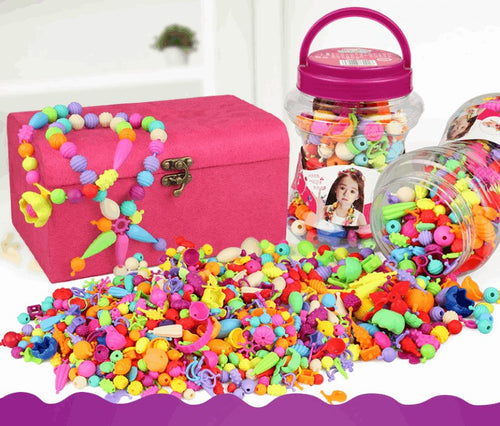  Colorful DIY Bead Craft Kit for Young Creators cashymart