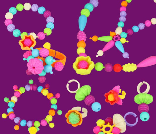  Colorful DIY Bead Craft Kit for Young Creators cashymart