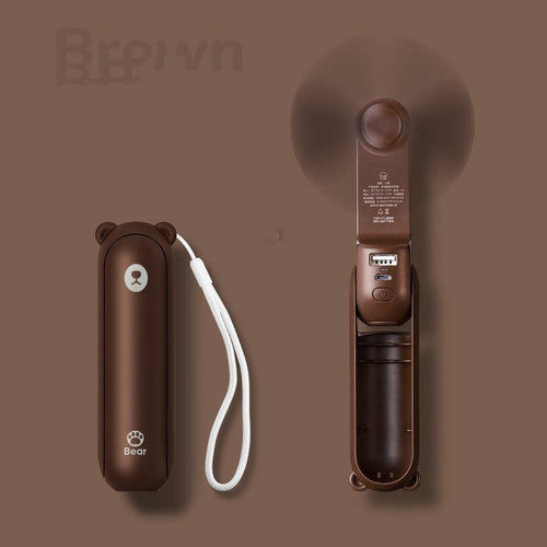  Cool Breeze Companion: Portable Fan with Power Bank Power! cashymart