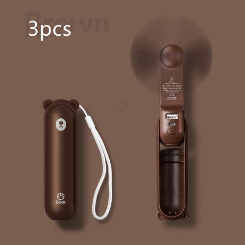  Cool Breeze Companion: Portable Fan with Power Bank Power! cashymart
