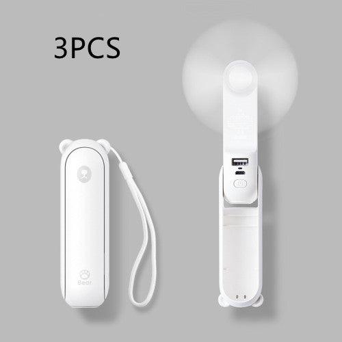  Cool Breeze Companion: Portable Fan with Power Bank Power! cashymart