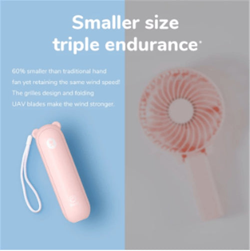  Cool Breeze Companion: Portable Fan with Power Bank Power! cashymart
