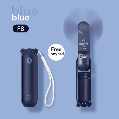  Cool Breeze Companion: Portable Fan with Power Bank Power! cashymart