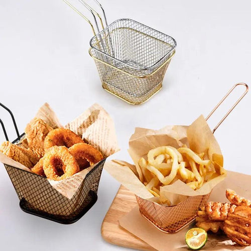  Crispy Keeper: Rectangle Fry Serving Basket cashymart