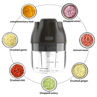  Electric Garlic Vegetable Salad Chopper cashymart