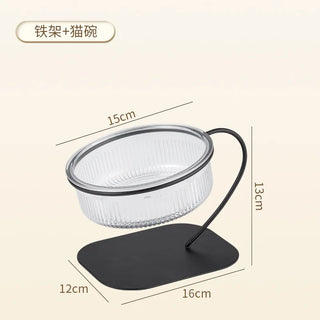  Elevated Luxury Cat Bowl with Detachable Stand cashymart