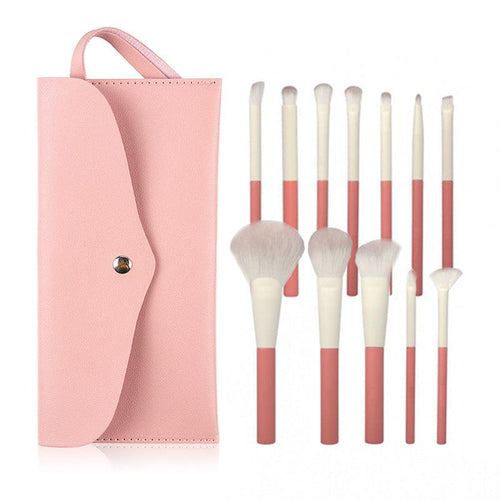  Glamorous Pink 12-Piece Makeup Brush Set for Flawless Beauty cashymart