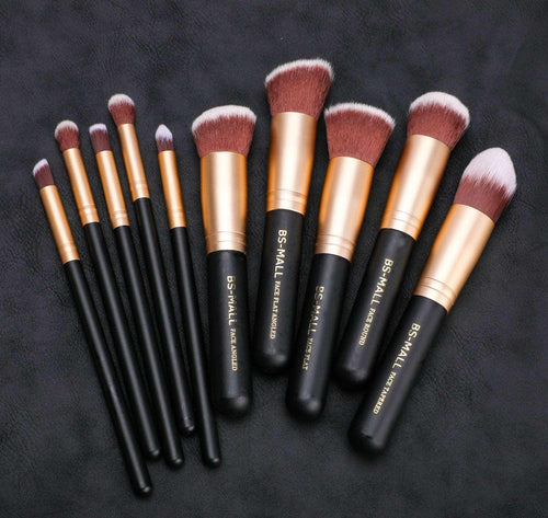  Gold Makeup Brushes Set cashymart