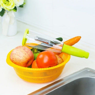  Fruit Peelers and Cutter with Storage cashymart