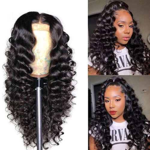  Indian Loose Deep Wave 360 Lace Frontal Wigs for Women cashymart
