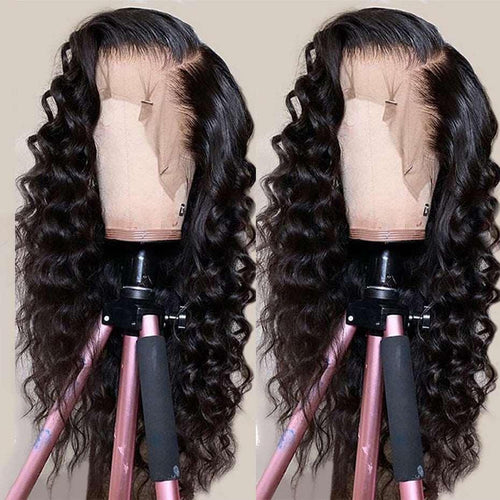  Indian Loose Deep Wave 360 Lace Frontal Wigs for Women cashymart