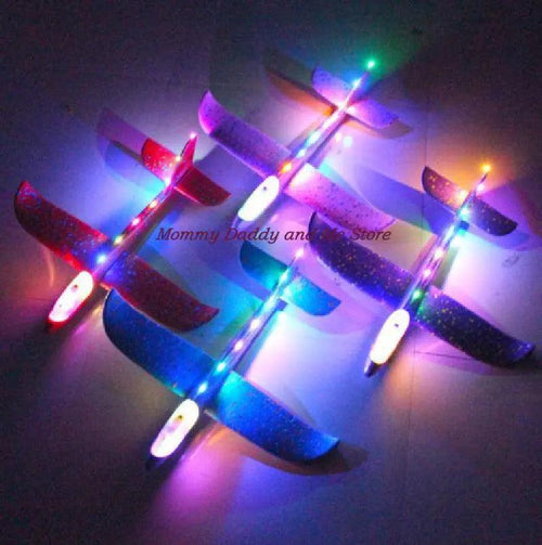  LED Foam Glider Plane: Soar High with Light-Up Fun! cashymart