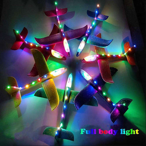  LED Foam Glider Plane: Soar High with Light-Up Fun! cashymart