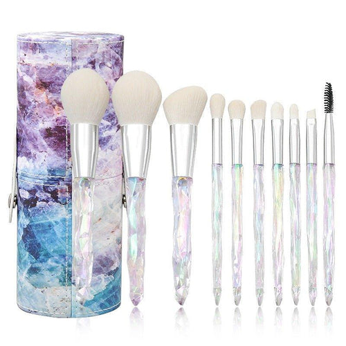  Luxury Rose Gold Makeup Brush Set - 10 Essential Tools cashymart
