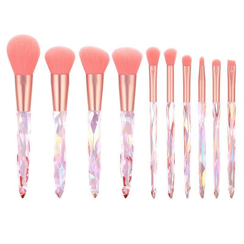  Luxury Rose Gold Makeup Brush Set - 10 Essential Tools cashymart