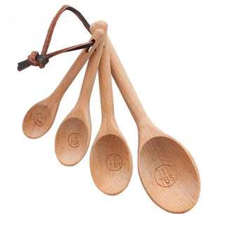  Measuring Wood Tablespoon Set cashymart