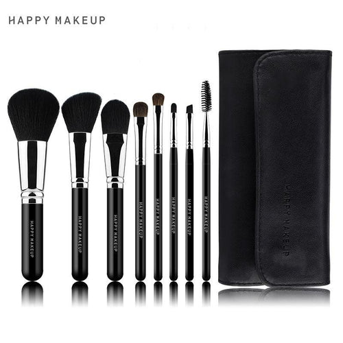  Portable Beauty: 8-Piece Travel Makeup Brush Set cashymart
