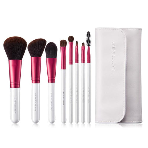  Portable Beauty: 8-Piece Travel Makeup Brush Set cashymart
