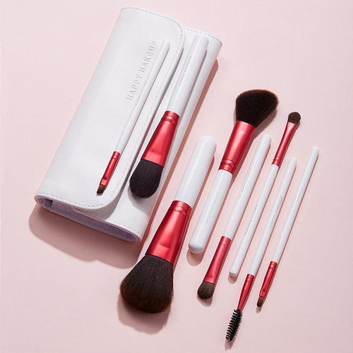  Portable Beauty: 8-Piece Travel Makeup Brush Set cashymart
