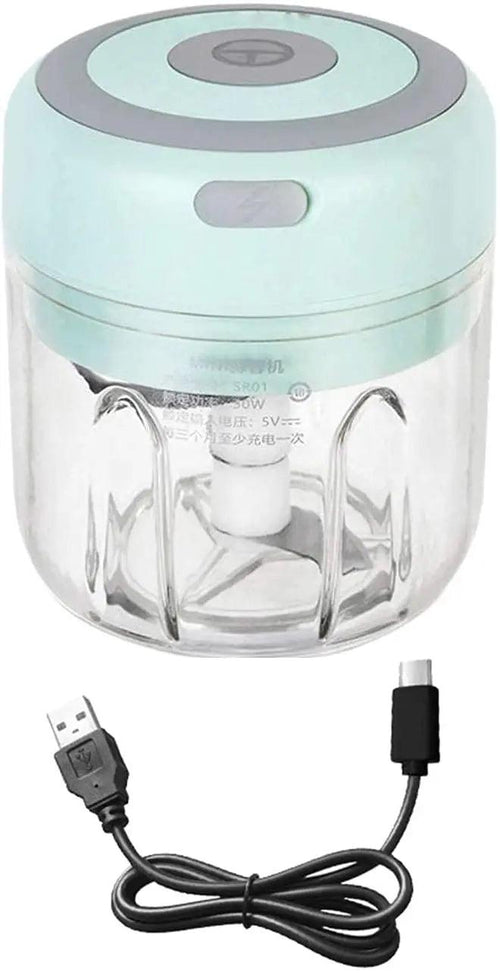  QuickChop USB Mini Food Processor: Safe & Powerful Chopping! cashymart
