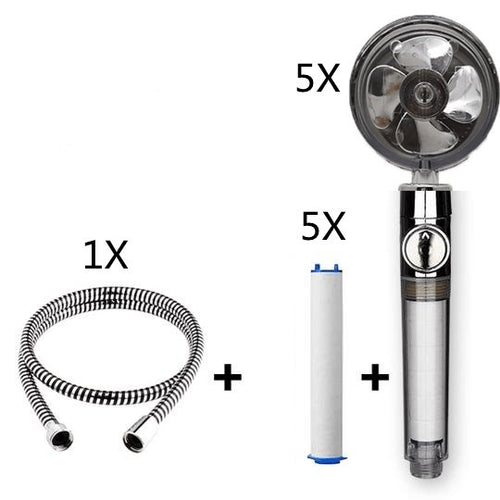  Revitalizing High-Pressure Water-Saving Shower Head cashymart