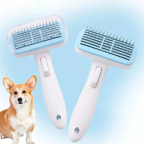  Self-Cleaning Grooming Brush for Pets cashymart