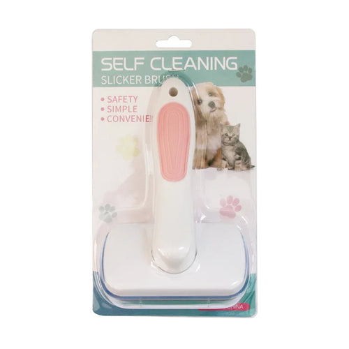  Self-Cleaning Grooming Brush for Pets cashymart