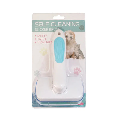  Self-Cleaning Grooming Brush for Pets cashymart