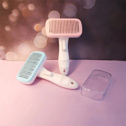  Self-Cleaning Grooming Brush for Pets cashymart