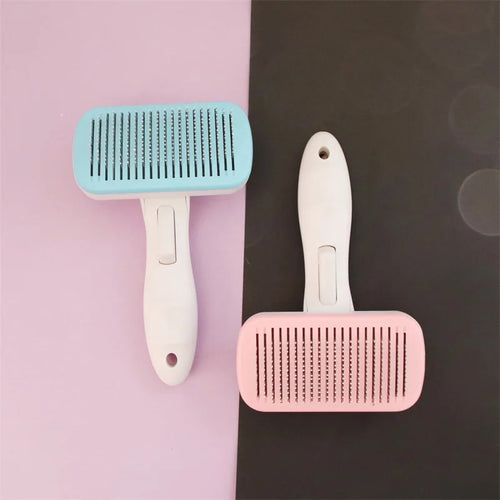  Self-Cleaning Grooming Brush for Pets cashymart