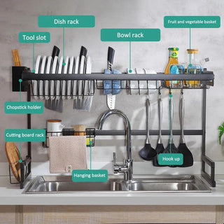  Stylish Wall-Mounted Dish Drying Rack cashymart