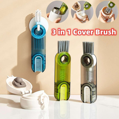  Ultimate 3-in-1 Tiny Bottle Brush for Effortless Cleaning cashymart