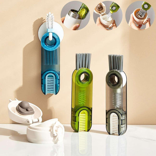  Ultimate 3-in-1 Tiny Bottle Brush for Effortless Cleaning cashymart