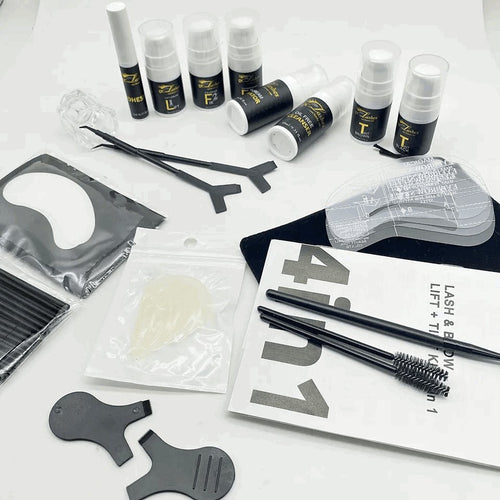  Ultimate Lash & Brow Enhancement Kit: Lift & Tint 4 in 1 cashymart
