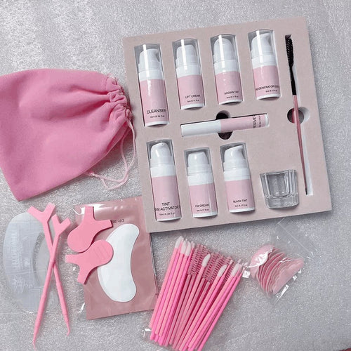  Ultimate Lash & Brow Enhancement Kit: Lift & Tint 4 in 1 cashymart