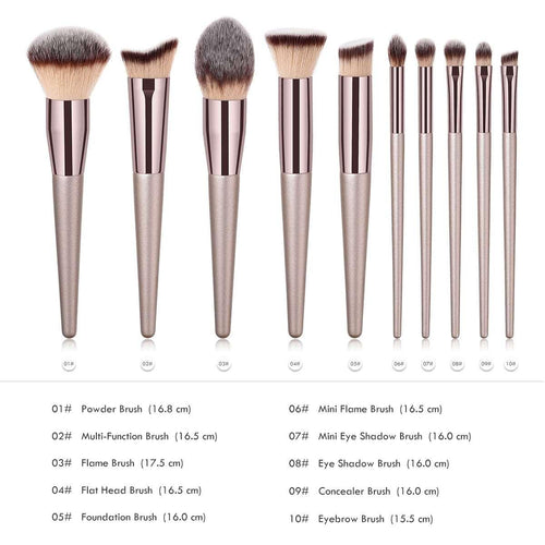  Vegan Makeup Brush Set cashymart