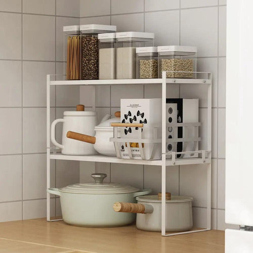  Versatile 3-Tier Space-Saving Storage Rack cashymart