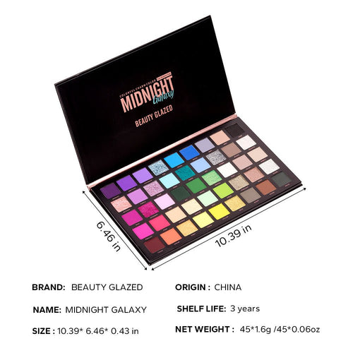  Vibrant 45-Color Eyeshadow Palette in Pink B160 cashymart