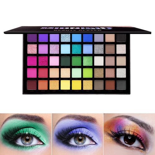  Vibrant 45-Color Eyeshadow Palette in Pink B160 cashymart