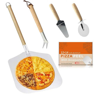  Detachable Aluminum Pizza Peel cashymart