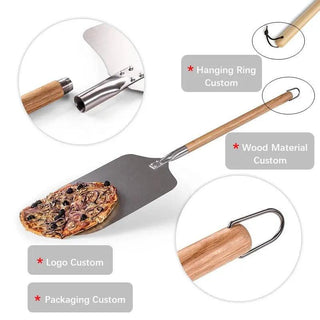  Detachable Aluminum Pizza Peel cashymart