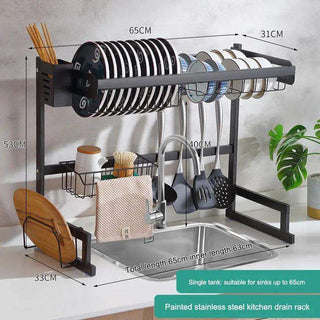  Stylish Wall-Mounted Dish Drying Rack cashymart