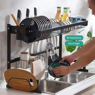  Stylish Wall-Mounted Dish Drying Rack cashymart