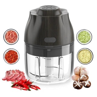  Electric Garlic Vegetable Salad Chopper cashymart