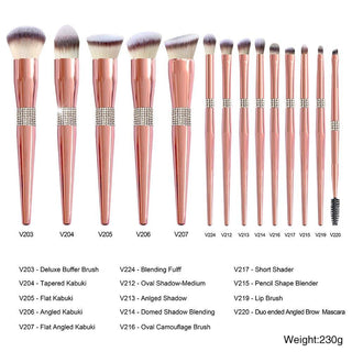  Fancy Makeup Brushes Set cashymart