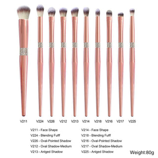  Fancy Makeup Brushes Set cashymart