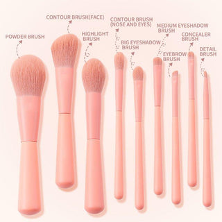  FEIYAN Brushes Pink  Brush set cashymart