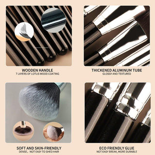 FEIYAN Luxury 40Pcs Makeup Brush Set - cashymart