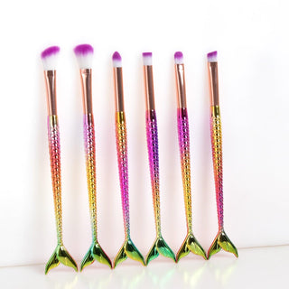  FEIYAN Mermaid Makeup Brush Set cashymart