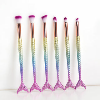  FEIYAN Mermaid Makeup Brush Set cashymart